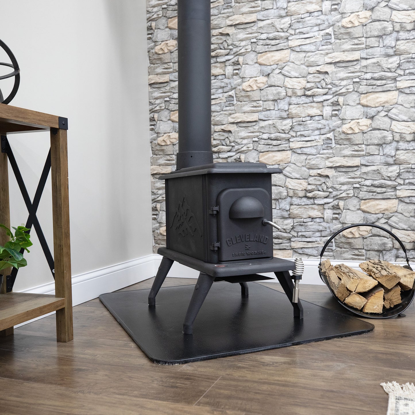 ERIE SINGLE BURN RATE WOOD STOVE