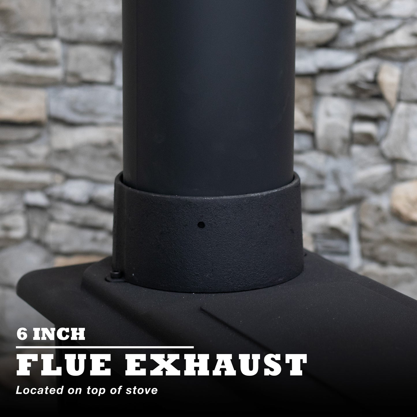 ERIE SINGLE BURN RATE WOOD STOVE