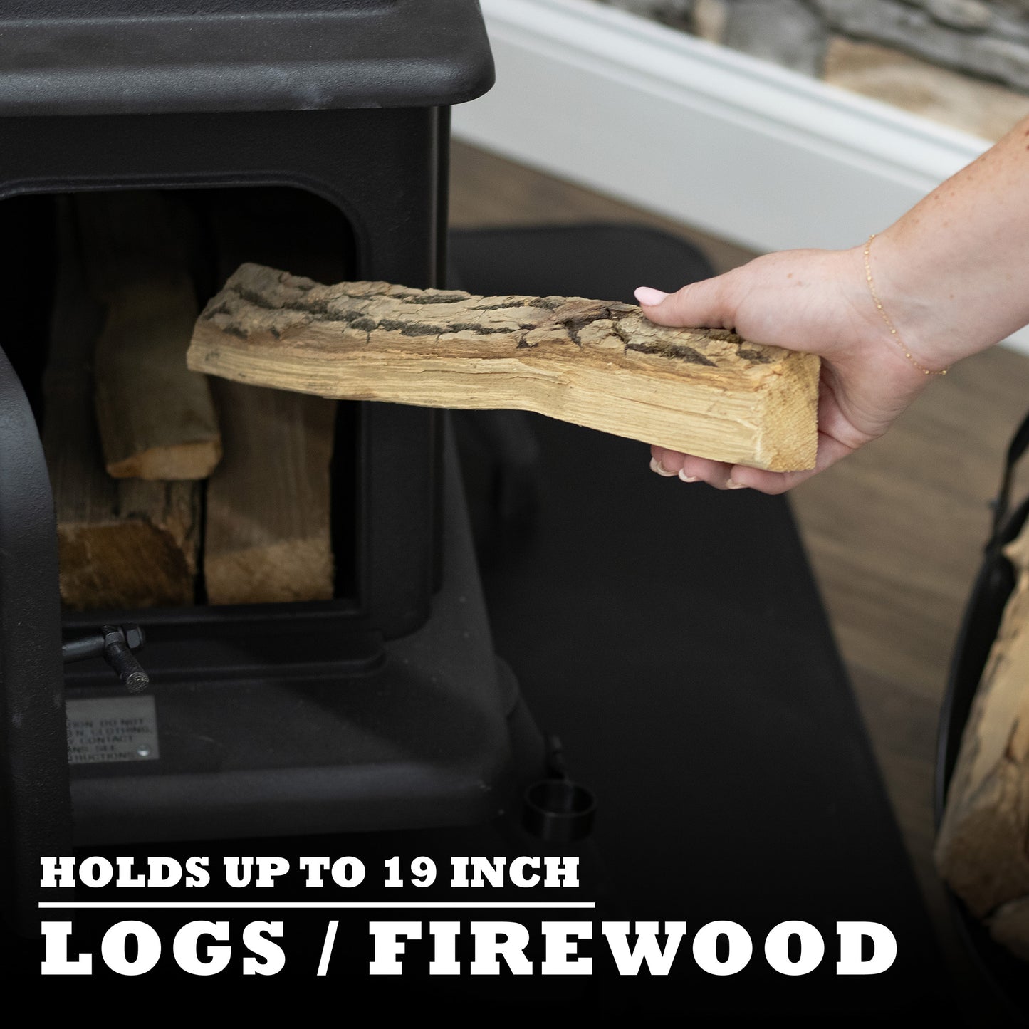 ERIE SINGLE BURN RATE WOOD STOVE